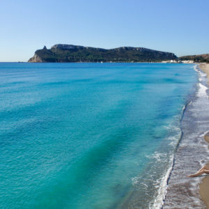 La spiaggia di Cagliari